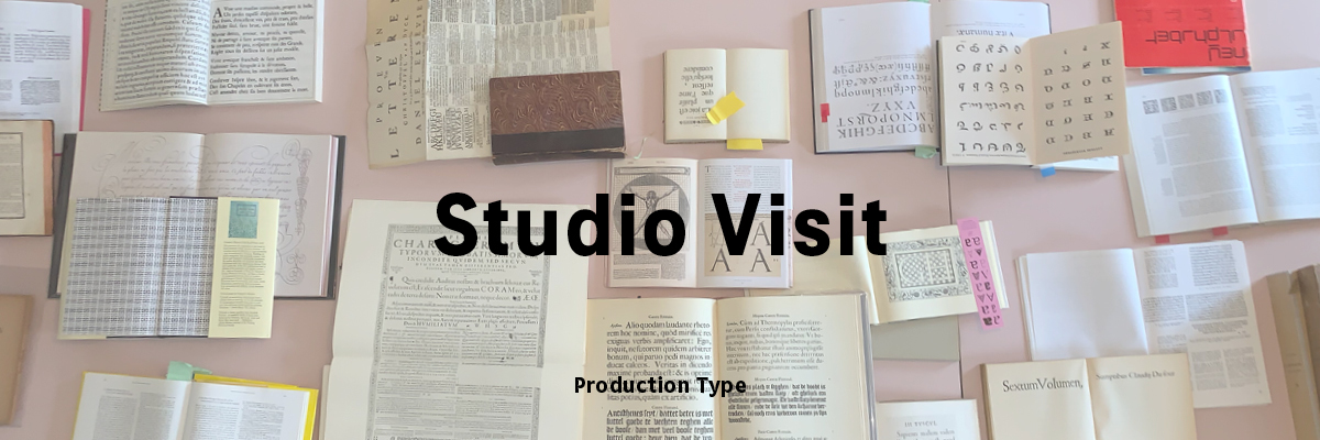 Production Type Studio Visit with Jean-Baptiste Levée with Jean Baptiste Levée